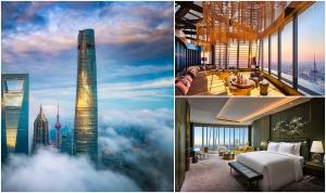 Imagini cu cel mai înalt hotel din lume, aflat la 632 de metri înălţime. Cât costă o noapte de cazare în cea mai luxoasă cameră