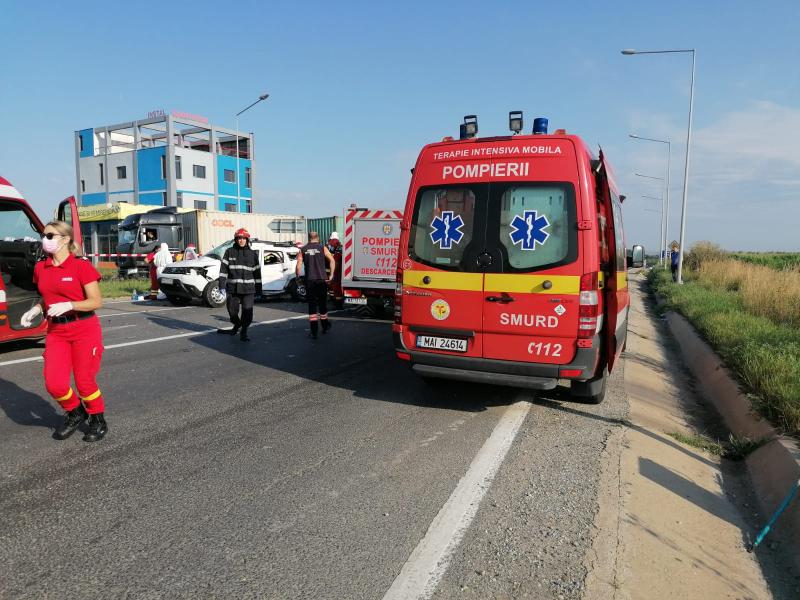 Accident în Sibiu