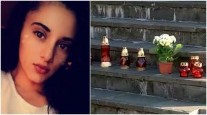 Candele pe treptele Tribunalului Maramureş, după ce şoferul care a omorât o fată cu BMW-ul a fost lăsat în libertate