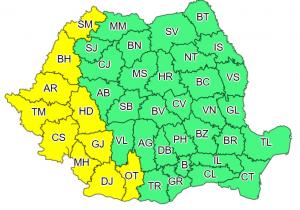 Val de aer tropical peste România. Cod galben de caniculă în 10 judeţe, azi şi mâine