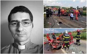 Un preot din Sălaj se afla la volanul Loganului spulberat de TIR, la Cluj. Cristian a murit pe loc, în vreme ce soția lui este în comă indusă