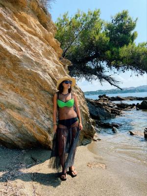 Ioana Ginghină, vacanţă în familie, în Spania şi în Grecia, înaintea revenirii pe platoul de filmare de la Adela