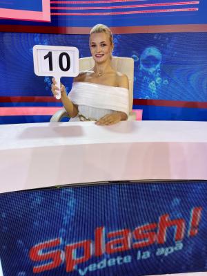 Clara Gherase va juriza alături de Nea Mărin, Iulia Albu și Jean de la Craiova prestațiile concurenților Splash! Vedete la apă