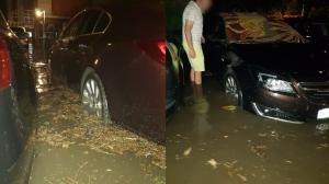 Oraşul Bârlad a fost inundat după ploaia de aseară. Au fost emise mai multe avertizări RO-Alert