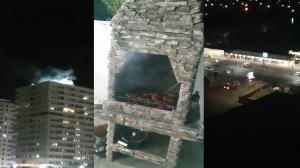 Alarmă falsă de incendiu la cel mai înalt bloc din Râmnicu Vâlcea. Fumul de la grătarul unor petrecăreți i-a alarmat pe vecini
