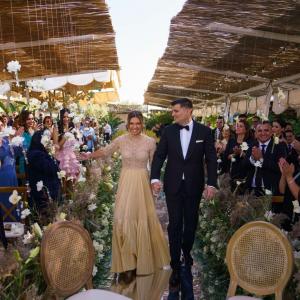 Nuntă cu ştaif, dar fără "bani în plic". Simona Halep şi Toni Iuruc au vrut ca invitaţii să aducă doar flori şi cadouri simbolice