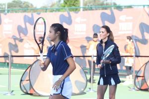 Emma Răducanu a jucat tenis alături de ducesa Kate Middleton - GALERIE FOTO