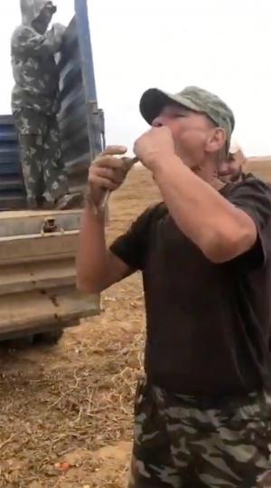 Un fermier din Rusia a murit după ce a vrut să înghită o viperă de stepă. Medicii nu l-au putut salva: "Limba i se umflase atât de tare că abia îi mai încăpea în gură" | GALERIE FOTO
