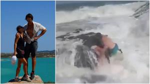 Tragedie filmată în Spania, un antrenor de fitness moare încercând să salveze o prietenă de la înec. Soția a înregistrat cu telefonul nenorocirea