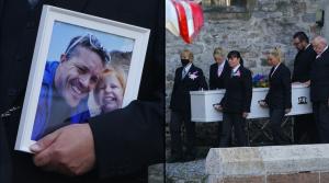 "Ce li s-a întâmplat e de coșmar" Tată-erou și fetița lui de 3 ani, înmormântați în același sicriu alb, după atacul armat din Plymouth