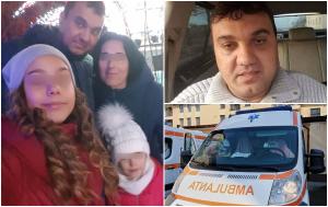 Un şofer de ambulanţă, găsit mort în propria maşină. Radu avea 43 de ani şi avea două fetiţe care vor creşte acum fără tată