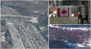 Protest masiv antivaccinare, în Canada. Mii de camioane au blocat centrul capitalei federale, Ottawa