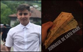 Vlad, un tânăr din Satu Mare, a găsit o avere la bancomat. A scris un mesaj pe Facebook și a încercat să dea de ghinionistul uituc