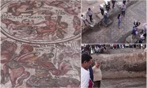 Comoară istorică, descoperită sub o clădire din Siria. Mozaicul roman vechi de 1.600 de ani, ce include scene din Războiul Troian, este în stare intactă