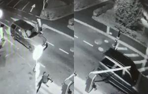 Un şofer din Sibiu a ieşit pe contrasens din parcarea din centrul oraşului şi a rupt bariera. Primăria a depus plângere la Poliţie
