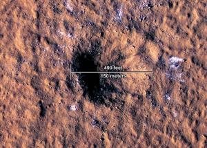 NASA, descoperire majoră pe Marte. Landerul InSight a detectat un cutremur de 4 grade pe scara Richter produs de impactul unui meteorit