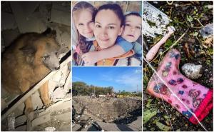 "A fost odată o familie". O fetiță de 9 ani, frățiorul ei, mama și bunica lor au murit pe loc, în Dnipro. O rachetă rusească i-a ucis în timp ce dormeau