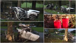 Tatăl și cei doi copii mici au murit pe loc, într-un accident înfiorător, pe un drum din Germania. Bărbatul s-a urcat la volan, deși nu avea permis de conducere