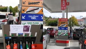 15% dintre benzinăriile din Franța s-au închis, din lipsă de carburant