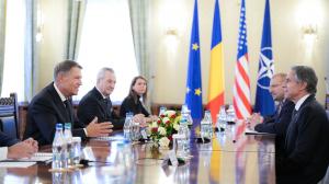 Negocieri cruciale în Bucureşti. Ce a discutat Klaus Iohannis cu Antony Blinken la Cotroceni