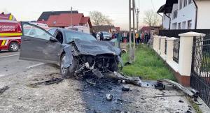 Un tată a 12 copii din Suceava, ucis de un şofer băut în timp ce se îndrepta spre şcoală ca să îşi ia băieţii. Momentul impactului violent surprins de camere