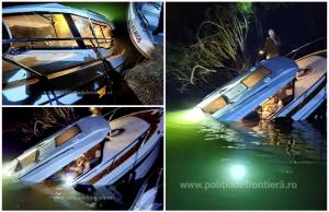Trei turiști în pericol de înec, salvați de Garda de Coastă dintr-o barcă pe jumătate scufundată. Aventură la pescuit sportiv pe brațul Chilia