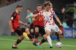 Croaţia - Belgia 0-0, la Cupa Mondială din Qatar. Belgia, marea favorită a grupei, a fost eliminată. Croații s-au calificat în optimile competiţiei