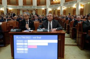 Bugetul pentru 2023 a fost adoptat în Parlament. Premierul Ciucă: "Este un buget realist, echilibrat"