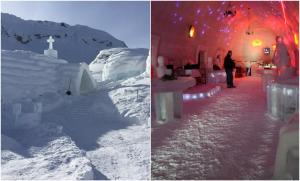 Cine sunt primii turişti care se vor caza în cele 10 camere ale Hotelului de gheaţă de la Bâlea Lac. Preţul pentru o noapte depăşeşte 600 de lei