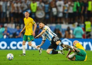 Argentina - Australia 2-1 în optimile Cupei Mondiale 2022. Lionel Messi a dat gol la meciul 1.000 din carieră