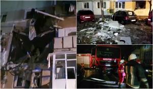 "M-am gândit că au venit ruşii". Explozie într-un bloc din Suceava: 40 de persoane, evacuate. Clădirea arată ca după bombardamente