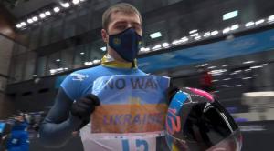 “Fără război în Ucraina”. Mesajul afişat de un sportiv ucrainean la Jocurile Olimpice de iarnă