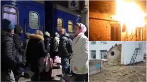 Evacuare în masă a populaţiei din Doneţk. Peste 700 de mii de oameni vor trece graniţa în Rusia: "Femeile, copiii şi bătrânii vor fi primii evacuaţi"