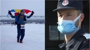 Un pompier român a alergat 46 ore fără oprire la -35 grade Celsius şi a câştigat ultramaratonul din Laponia