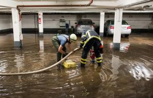 Vremea s-a dezlănţuit cu o forţă nimicitoare în vestul Europei: maşini luate de ape şi rafale puternice de vânt