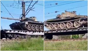 Rușii aruncă în luptă tancuri T-62, vechi de 60 de ani. Rămâne Putin fără rezerve militare? VIDEO