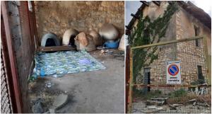 Cuști pentru câini, "dormitoare" pentru cinci români în Italia. Imaginile i-au îngrozit pe polițiștii din Verona