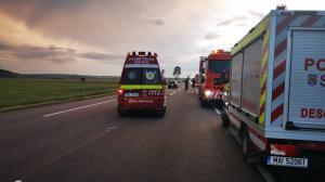 Accident înfiorător în Iași, la Podu Iloaiei. Un șofer începător, de 18 ani, a murit carbonizat după ce s-a izbit cu mașina de un copac