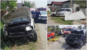 Bătrână ucisă pe marginea străzii, într-un sat din Prahova. Femeia a murit nevinovată după un accident cu patru mașini, la Brătășanca