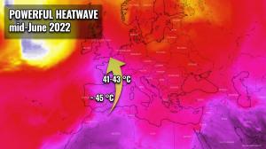 Un dom de căldură extremă se dezvoltă peste Europa, în această săptămână. Sunt anunțate temperaturi resimțite care pot atinge și 50 de grade Celsius