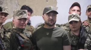 Preşedintele Zelenski, pe frontul de la Marea Neagră. Armata rusă îşi trimite în luptă unităţile de rezervă din Donbas