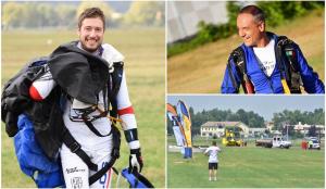 Doi parașutiști s-au prăbușit de la zeci de metri înălțime, după ce s-au ciocnit în aer, pe un aerodrom din Italia. Încercau să stabilească un record