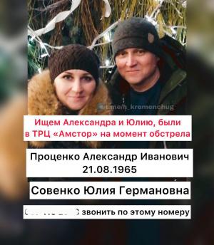 Cine sunt ucrainenii dispăruţi în urma atacului de la mall-ul din Kremenciuk. 36 de persoane, captive sub dărâmături