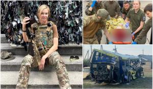 "Soarele nostru a murit după 30 de minute de luptă pentru viață". Natalia, medic militar, a sfârșit după un accident cu un camion KrAZ, în Ucraina
