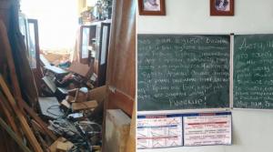 Rușii, "grijulii" cu educația copiilor ucraineni. Ce mesaj le-au lăsat celor mici, după ce au devastat o școală de lângă Kiev