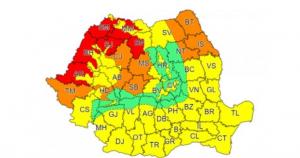 Coduri roșii, portocalii și galbene de caniculă în România. Sunt urmate de instabillitate atmosferică