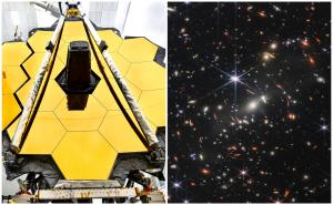 A fost publicată prima imagine din spaţiu, realizată cu noul telescop James Webb