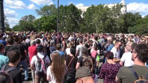 Protest în Budapesta: 1.000 de oameni au blocat capitala Ungariei, nemulţumiţi de taxele pe care guvernul Orban vrea să le introducă