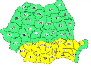 Cod roșu de ploi, grindină și vijelii în Caraș-Severin, Timiș, Arad și Bihor. Vreme severă în aproape toată țara, până duminică seară