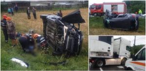Adolescent mort, după un accident cumplit pe un drum din Iași. Băiatul a fost prins sub o mașină spulberată de TIR, în Cristești 